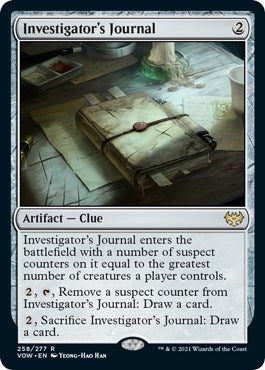 Investigator's Journal [VOW - 258]