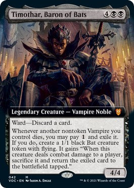 Timothar, Baron of Bats (Extended Art) [VOC - 42]