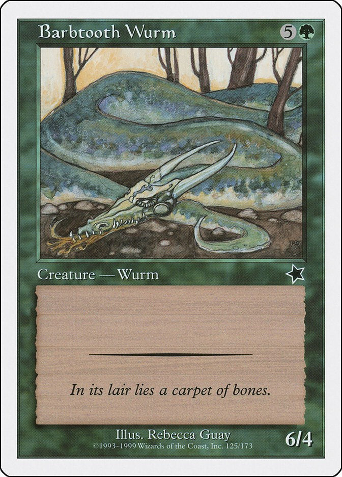 Barbtooth Wurm [S99 - 125]