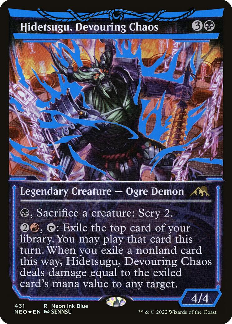 Hidetsugu, Devouring Chaos (Neon Blue) [NEO - 431]