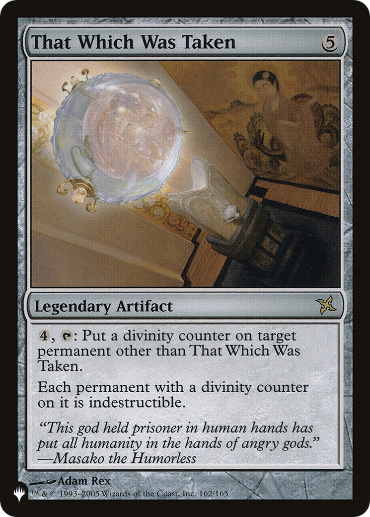That Which Was Taken [LIST - 162/165]