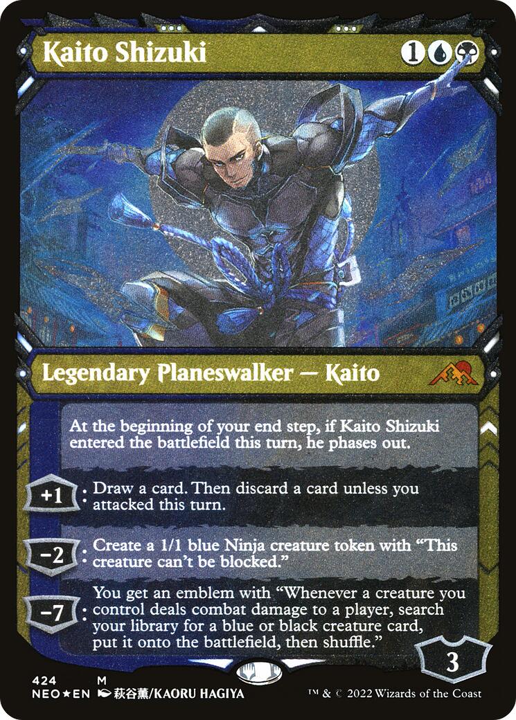 Kaito Shizuki (Showcase) (Foil Etched) [NEO - 424]
