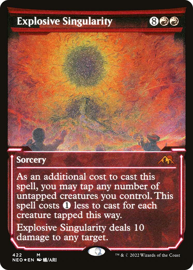 Explosive Singularity (Showcase) (Foil Etched) [NEO - 422]