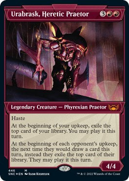 Urabrask, Heretic Praetor (Showcase) (Foil Etched) [SNC - 446]