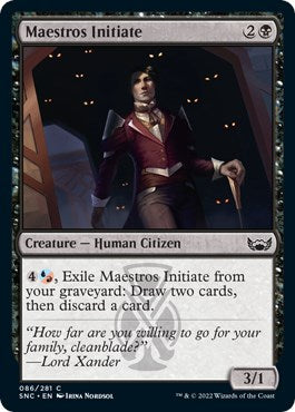 Maestros Initiate [SNC - 86]