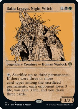 Baba Lysaga, Night Witch (Showcase) [CLB - 414]