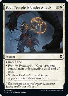 Your Temple Is Under Attack