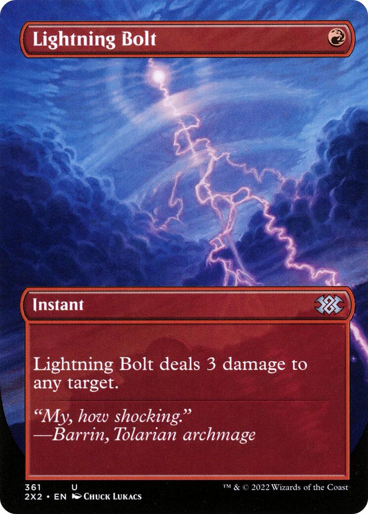 Lightning Bolt (Borderless) [2X2 - 361]