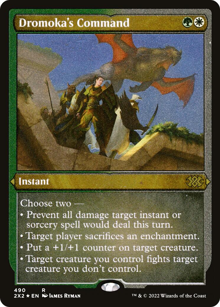 Dromoka's Command (Foil Etched) [2X2 - 490]