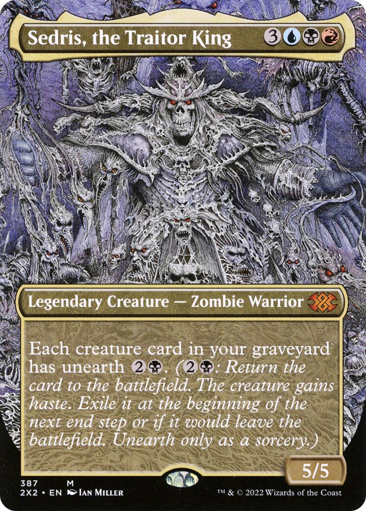 Sedris, the Traitor King (Borderless) [2X2 - 387]