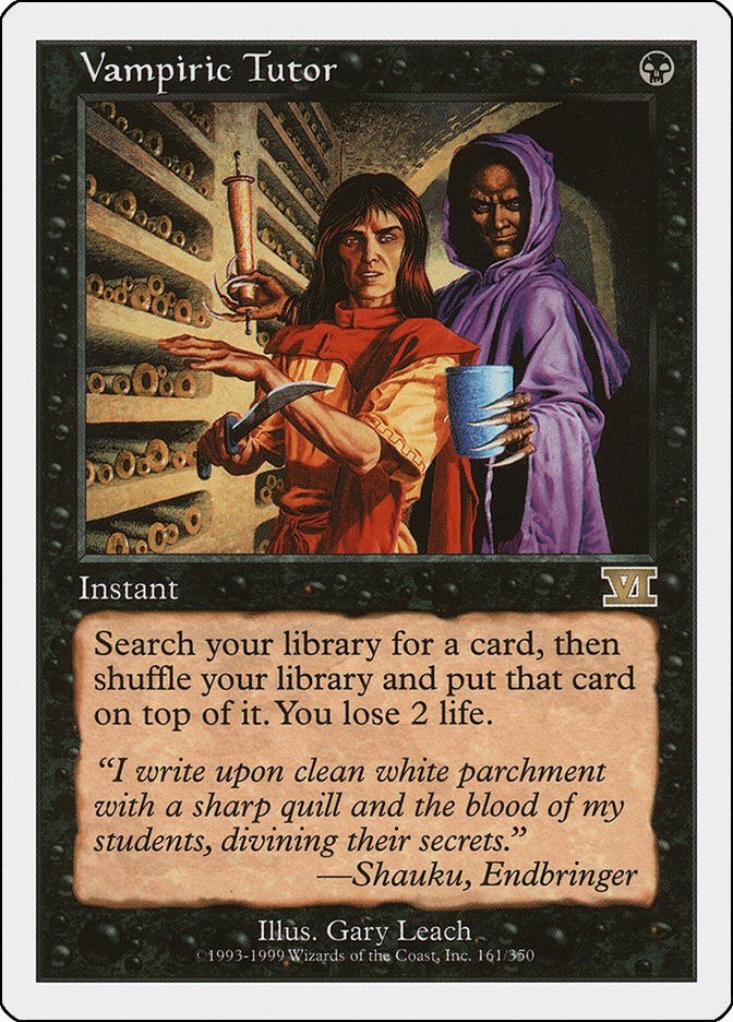 Vampiric Tutor [6ED - 161]