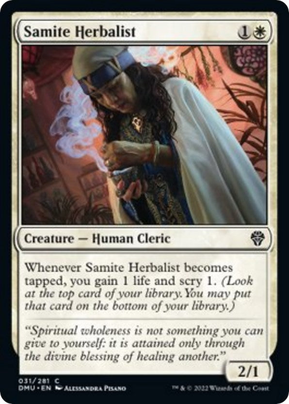 Samite Herbalist [DMU - 31]
