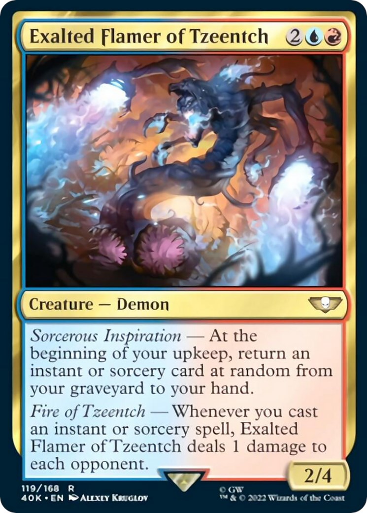 Exalted Flamer of Tzeentch [40K - 119]