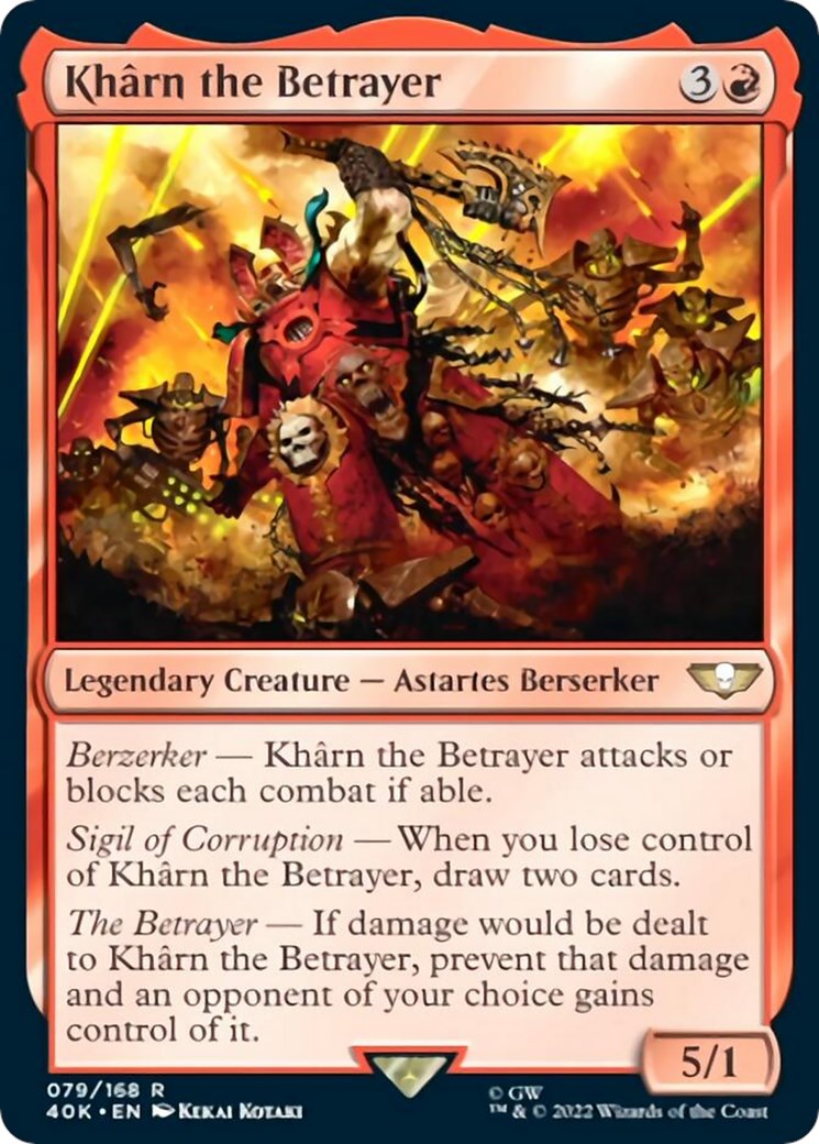 Kharn the Betrayer (Surge Foil) [40K - 79]