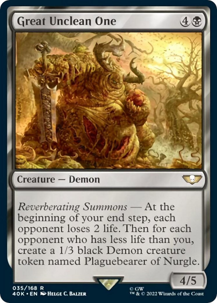 Great Unclean One (Surge Foil) [40K - 35]