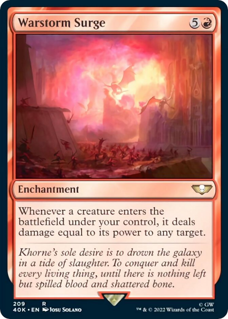Warstorm Surge (Surge Foil) [40K - 209]