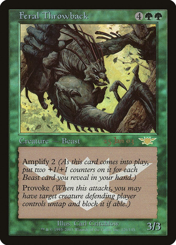 Feral Throwback [PRE - 126]
