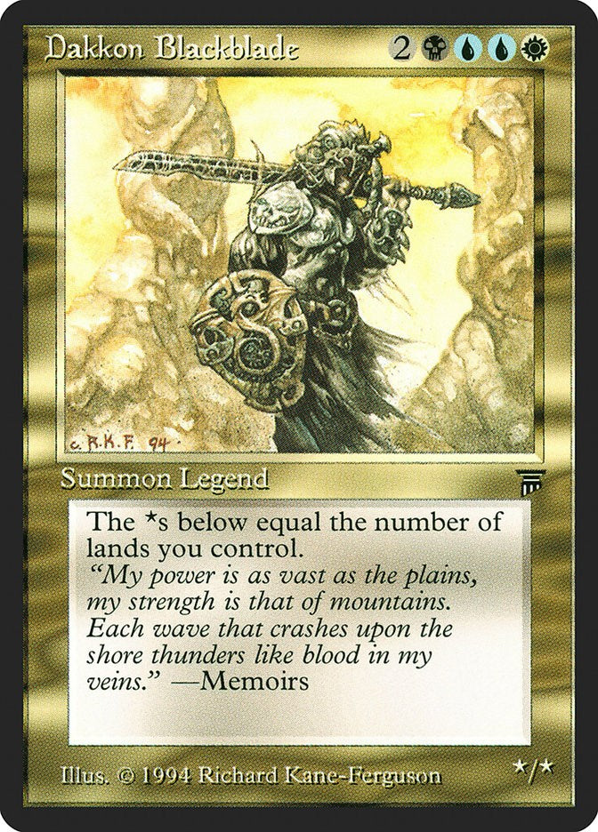 Dakkon Blackblade [LEG - N/A]