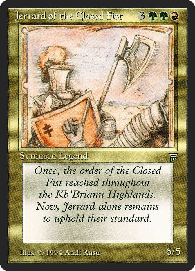 Jerrard of the Closed Fist [LEG - N/A]