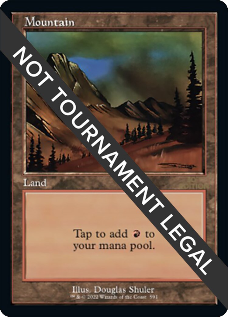 Mountain (591) (Retro Frame) [30A - 591]