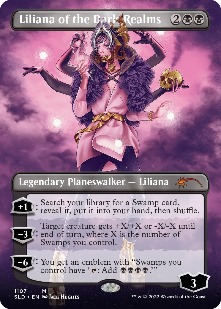 Liliana of the Dark Realms (Borderless) [SLD - 1107]