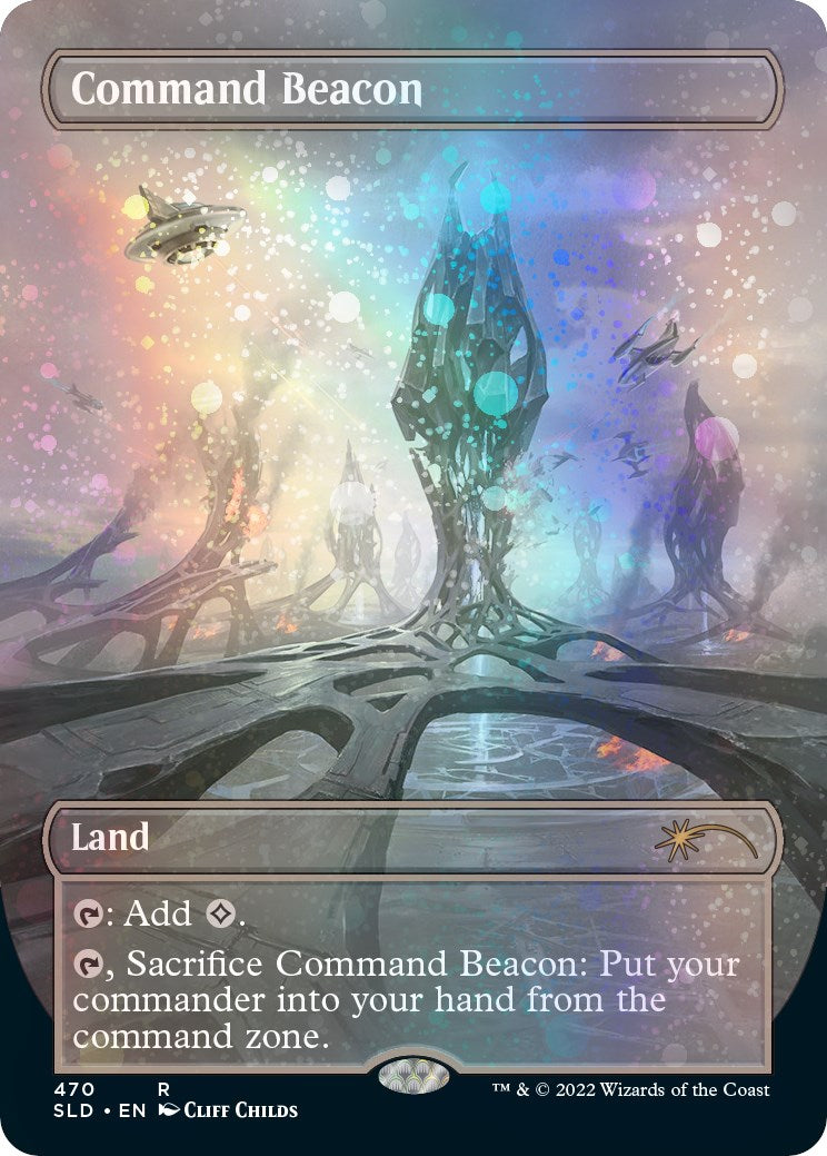 Command Beacon (Borderless) (Galaxy Foil)