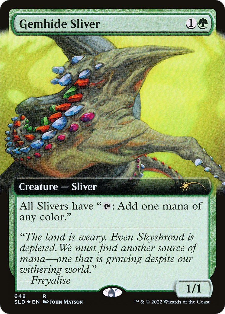 Gemhide Sliver (Extended Art) [SLD - 648]