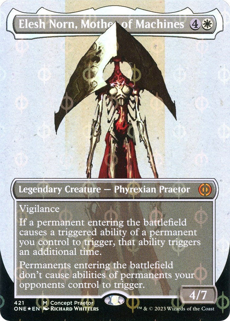 Elesh Norn, Mother of Machines (Concept Praetor) (Step-and-Compleat Foil) [ONE - 421]