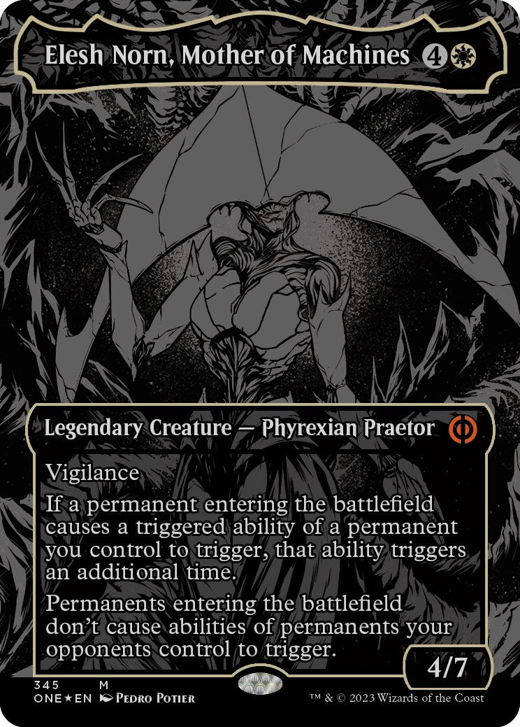 Elesh Norn, Mother of Machines (Oil Slick Raised Foil) [ONE - 345]