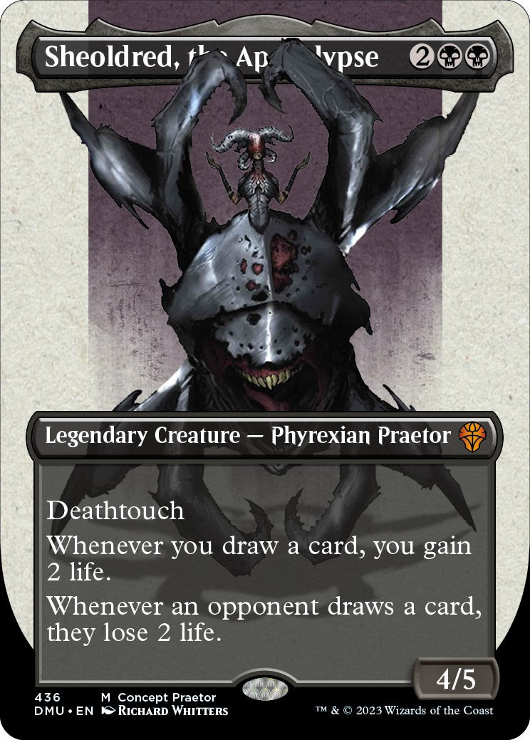 Sheoldred, the Apocalypse (Concept Praetor) (Step-And-Compleat Foil) [ONE - 436]