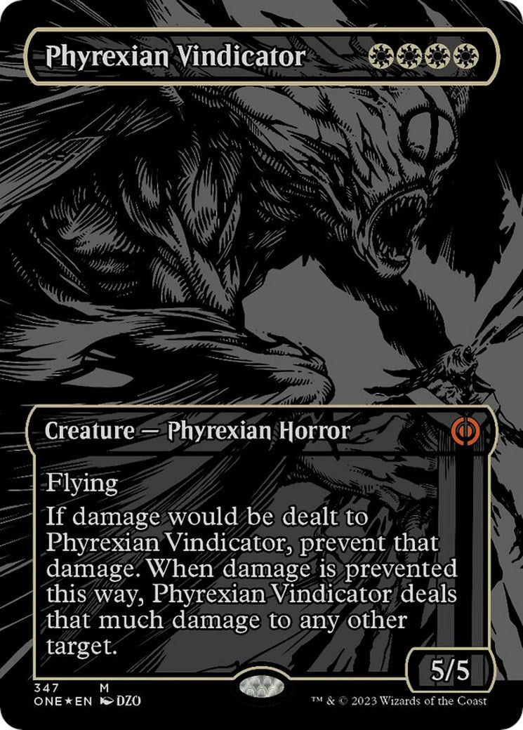 Phyrexian Vindicator (Oil Slick Raised Foil) [ONE - 347]
