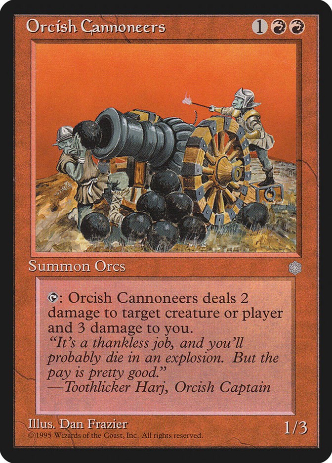Orcish Cannoneers [ICE - N/A]