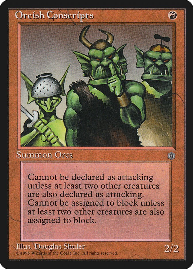 Orcish Conscripts [ICE - N/A]