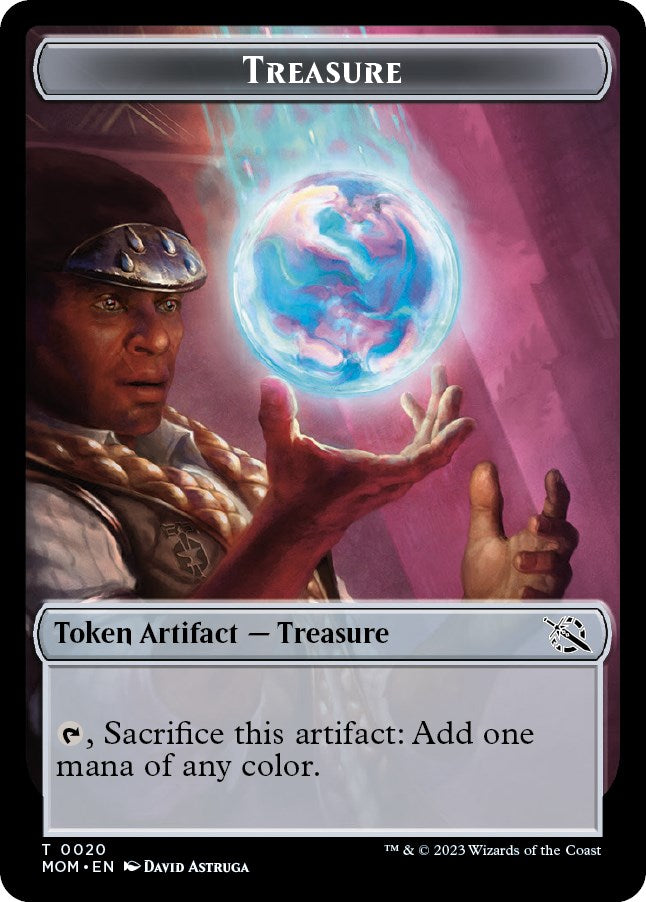 Treasure (0020) // Knight Double-Sided Token [MOM - 20 // 10]