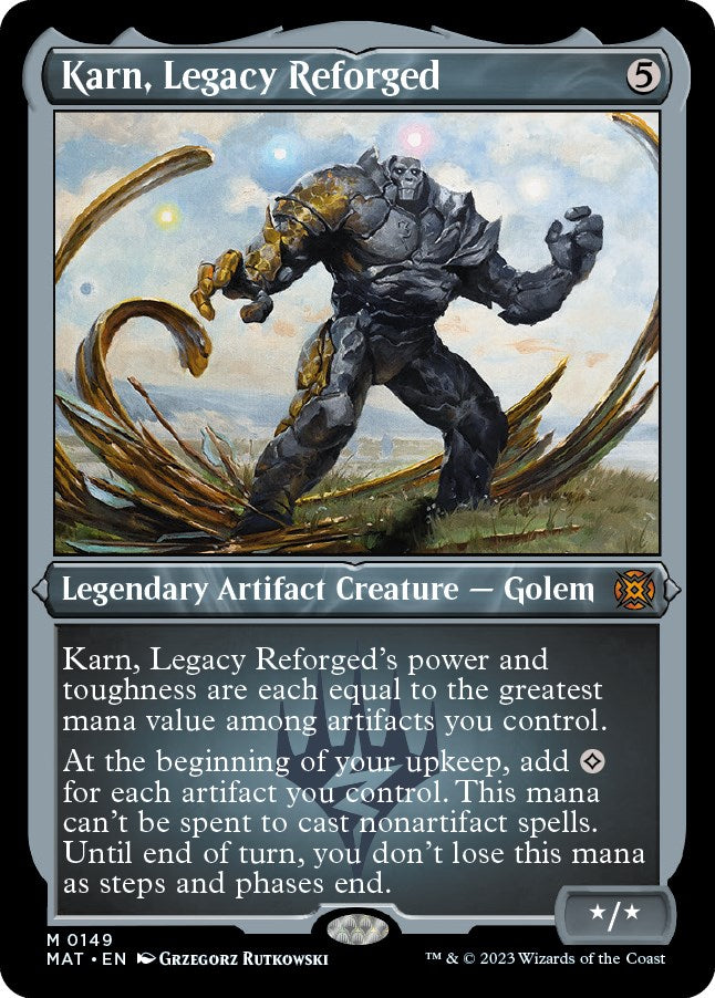 Karn, Legacy Reforged (Foil Etched) [MAT - 149]