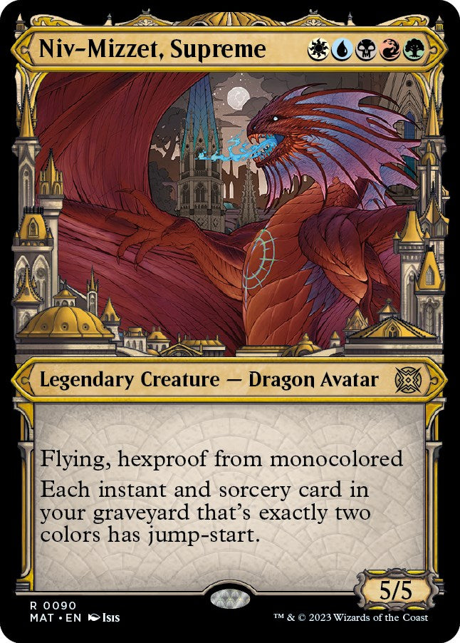 Niv-Mizzet, Supreme (Showcase) [MAT - 90]