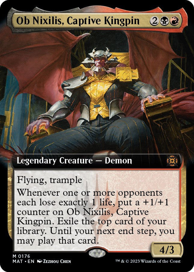 Ob Nixilis, Captive Kingpin (Extended Art) [MAT - 176]