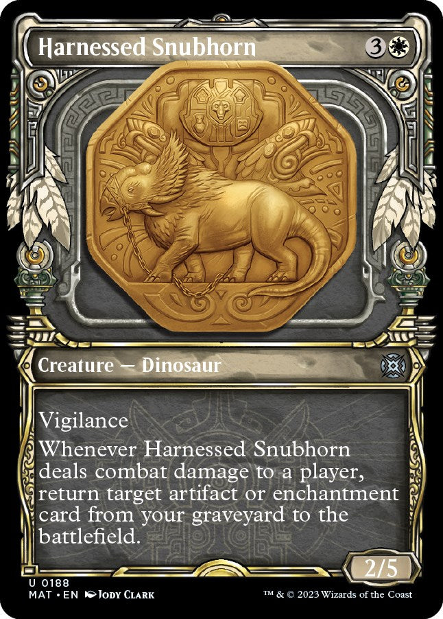 Harnessed Snubhorn (Halo Foil) [MAT - 188]
