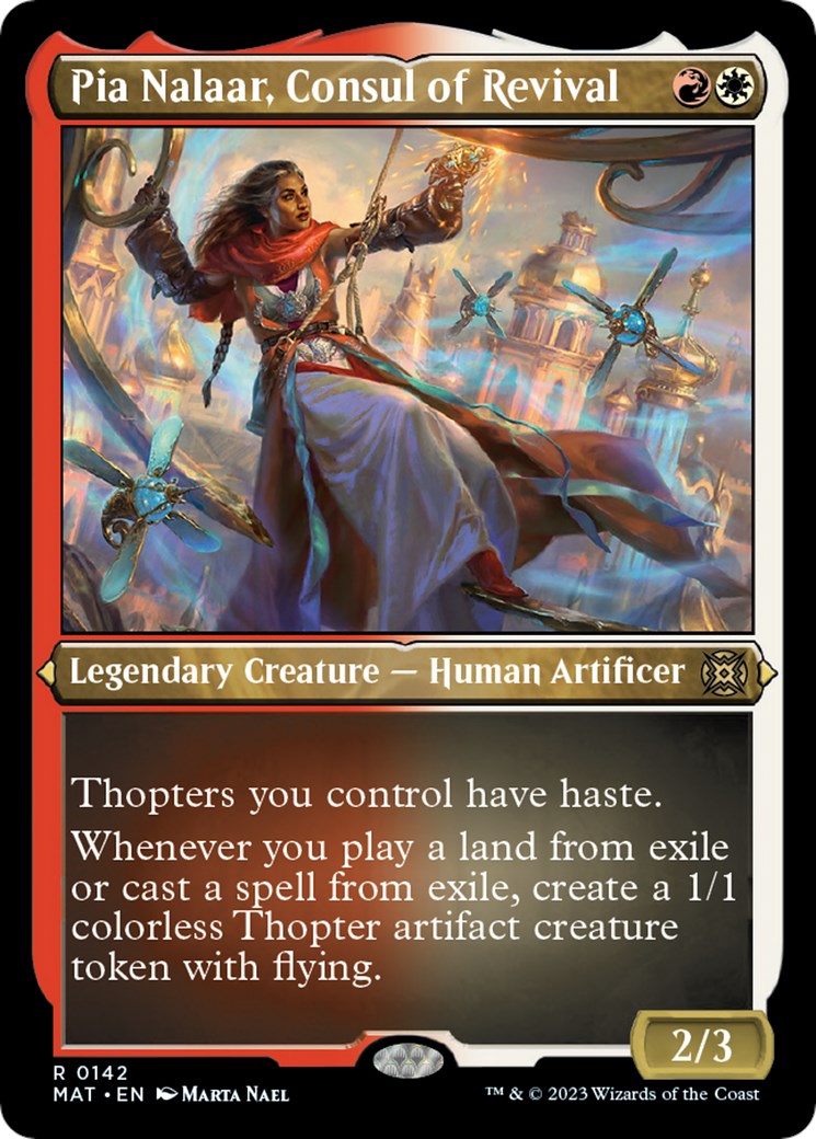 Pia Nalaar, Consul of Revival (Foil Etched) [MAT - 142]