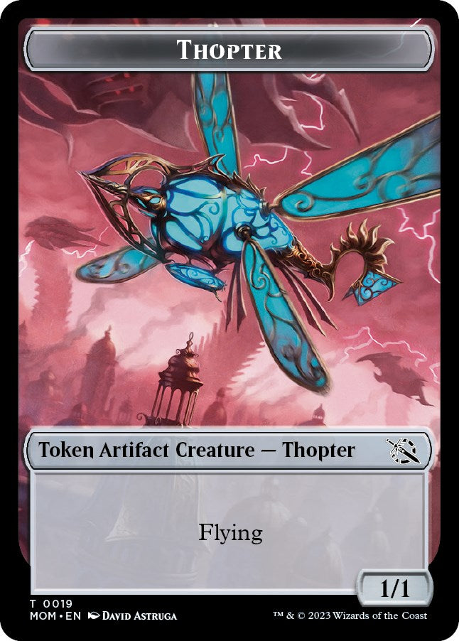 Thopter // Knight (0010) Double-Sided Token [MOM - 19 // 10]