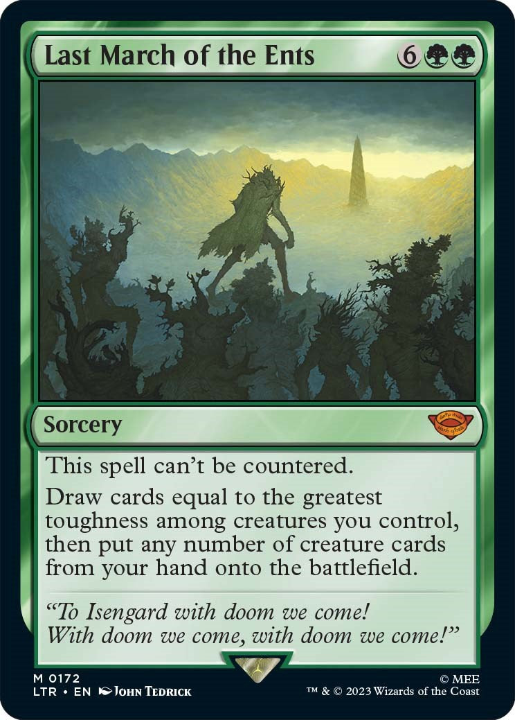 Last March of the Ents [LTR - 172]