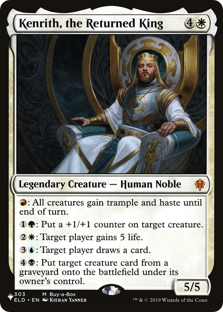 Kenrith, the Returned King [LIST - 303/269]