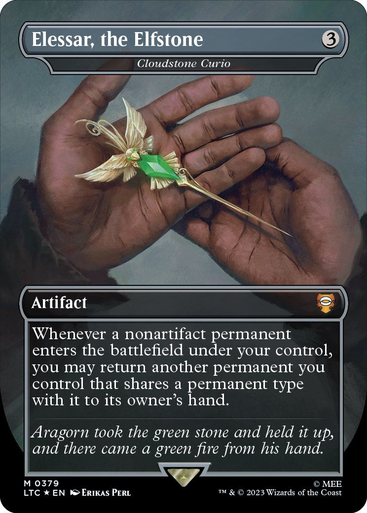 Elessar, the Elfstone - Cloudstone Curio (Surge Foil) [LTC - 379]
