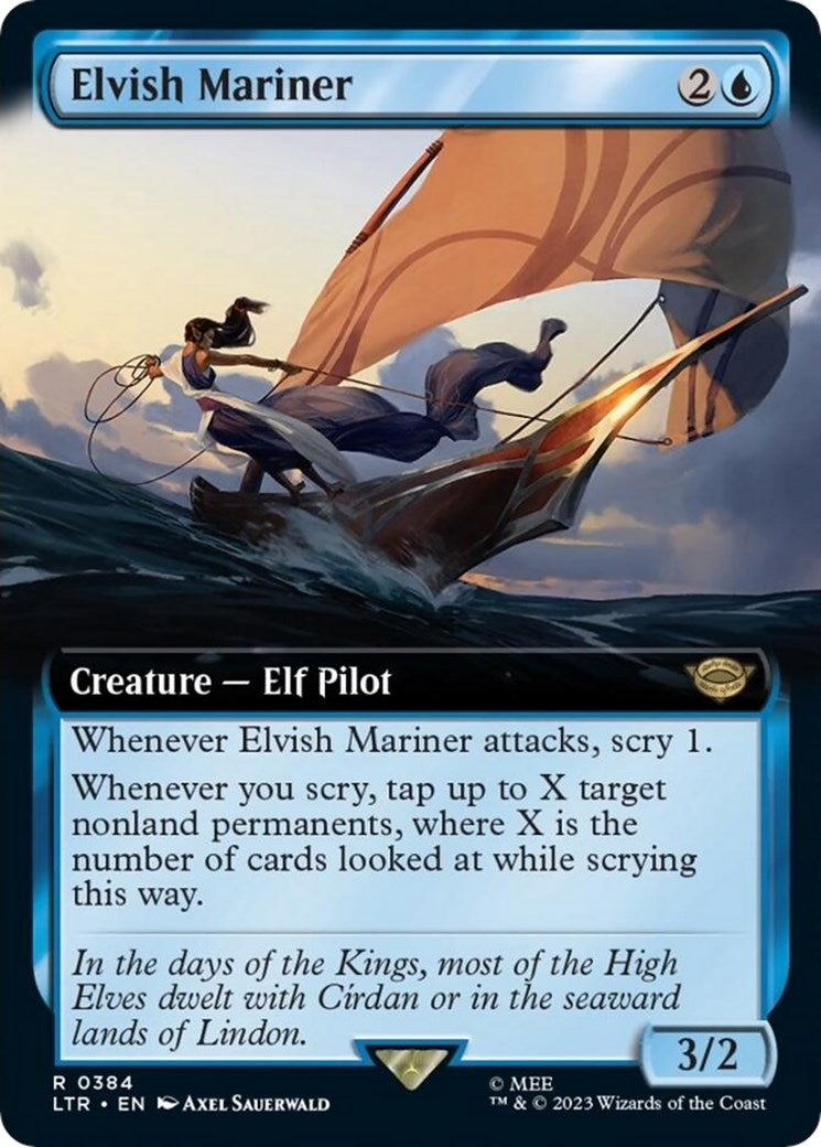 Elvish Mariner (Extended Art) [LTR - 384]