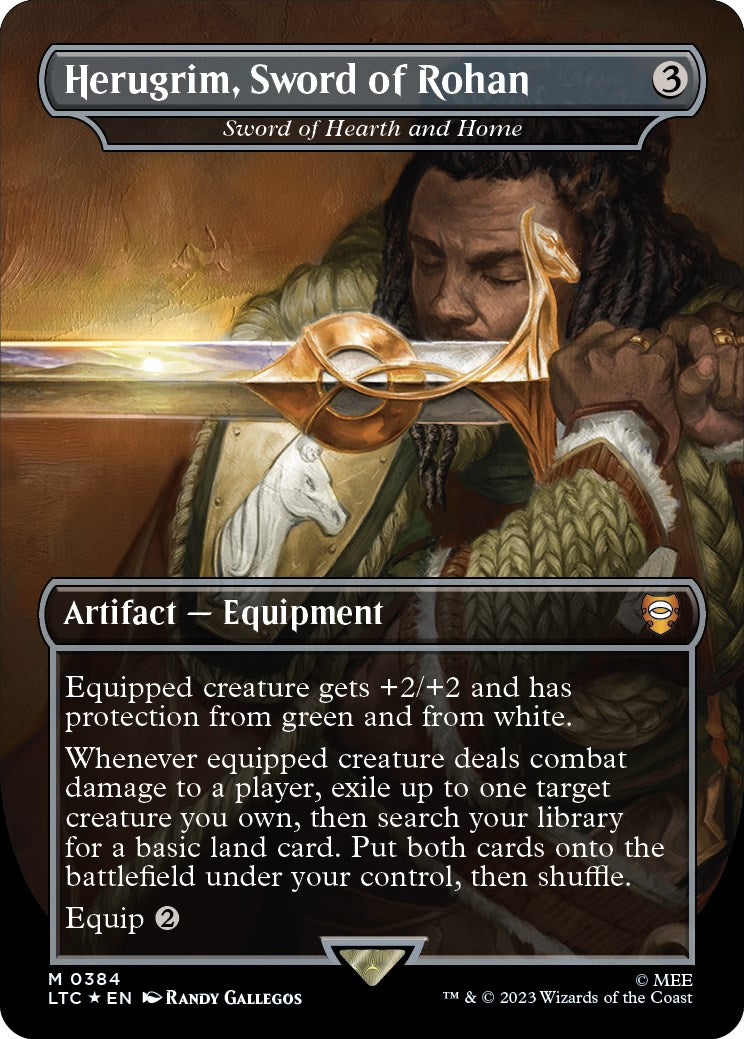 Herugrim, Sword of Rohan - Sword of Hearth and Home (Surge Foil) [LTC - 384]
