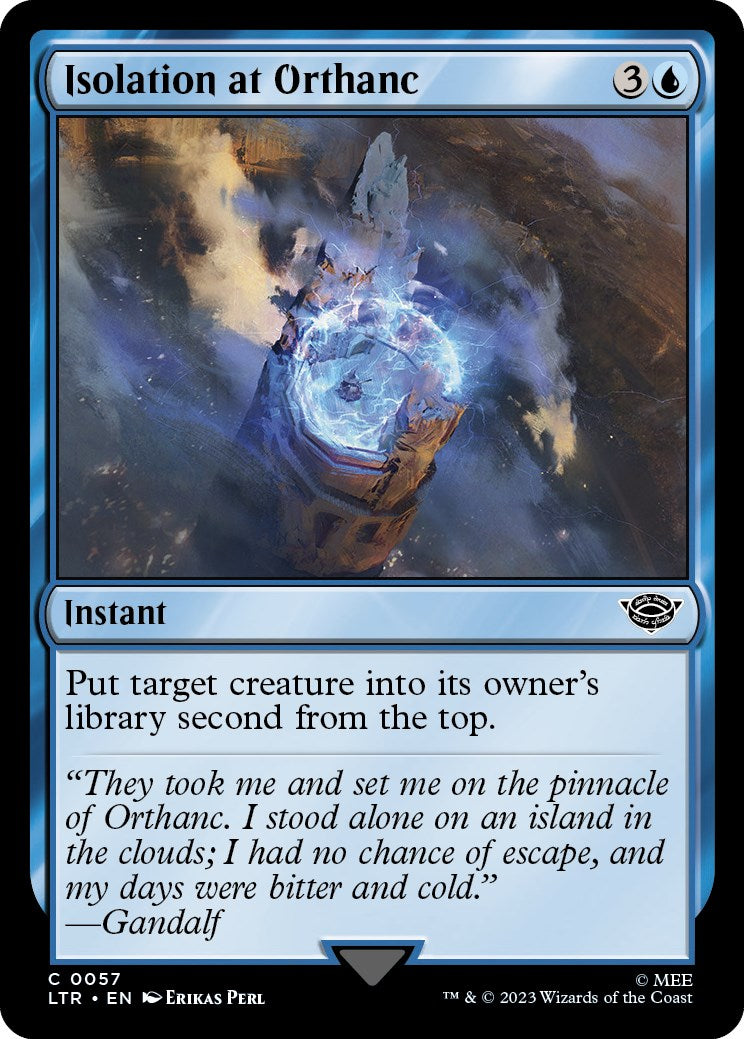 Isolation at Orthanc [LTR - 57]