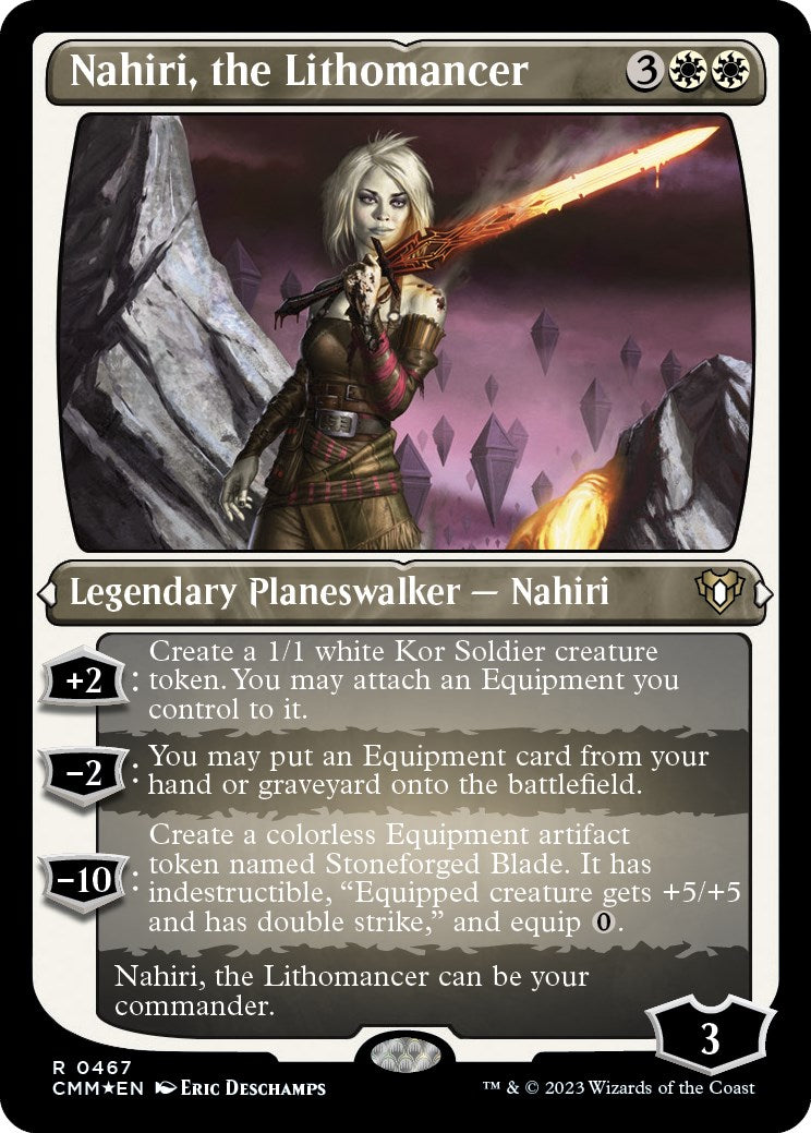 Nahiri, the Lithomancer (Foil Etched) [CMM - 467]
