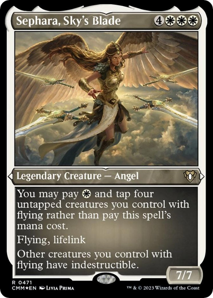 Sephara, Sky's Blade (Foil Etched) [CMM - 471]