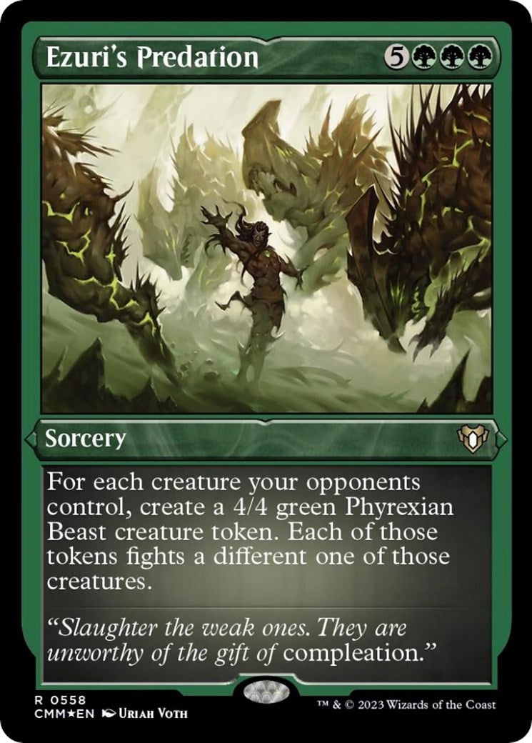 Ezuri's Predation (Foil Etched)