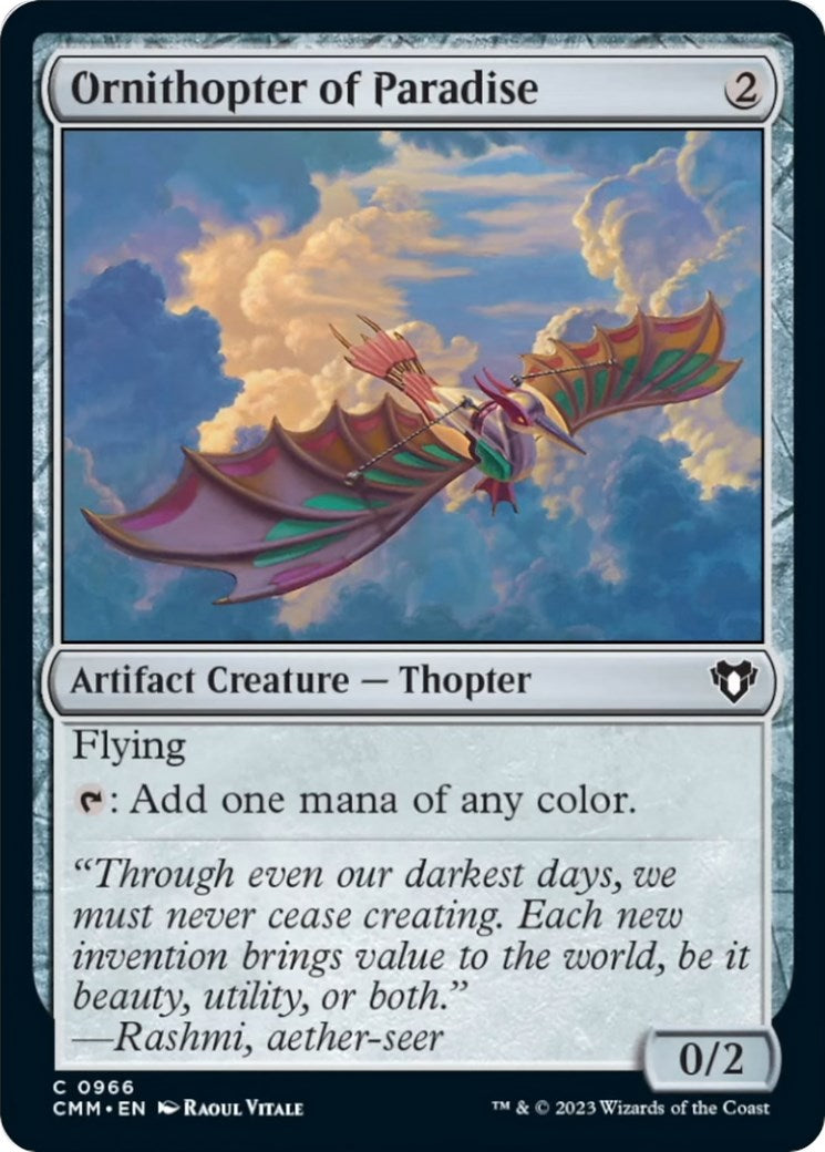 Ornithopter of Paradise [CMM - 966]